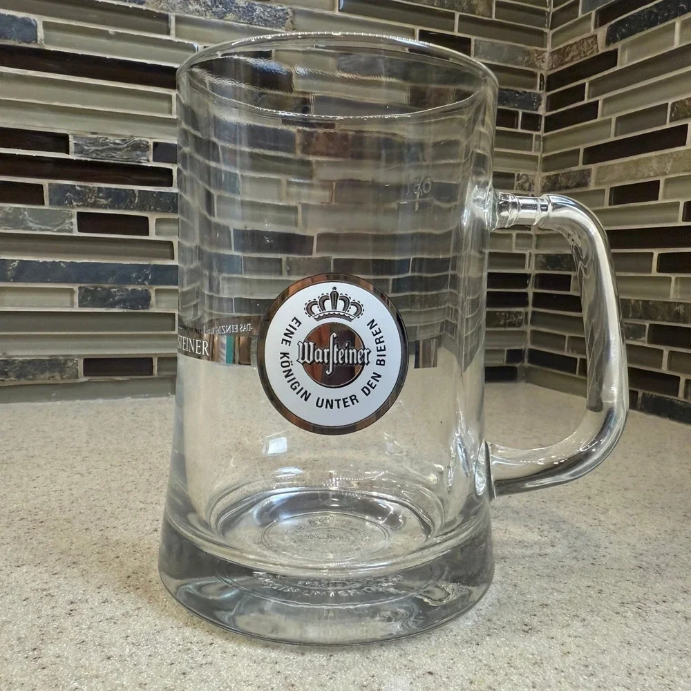 Warsteiner Beer Mugs German Steins‎ 0.5L Set of 2 Eine Konigin Unter Den Bieren